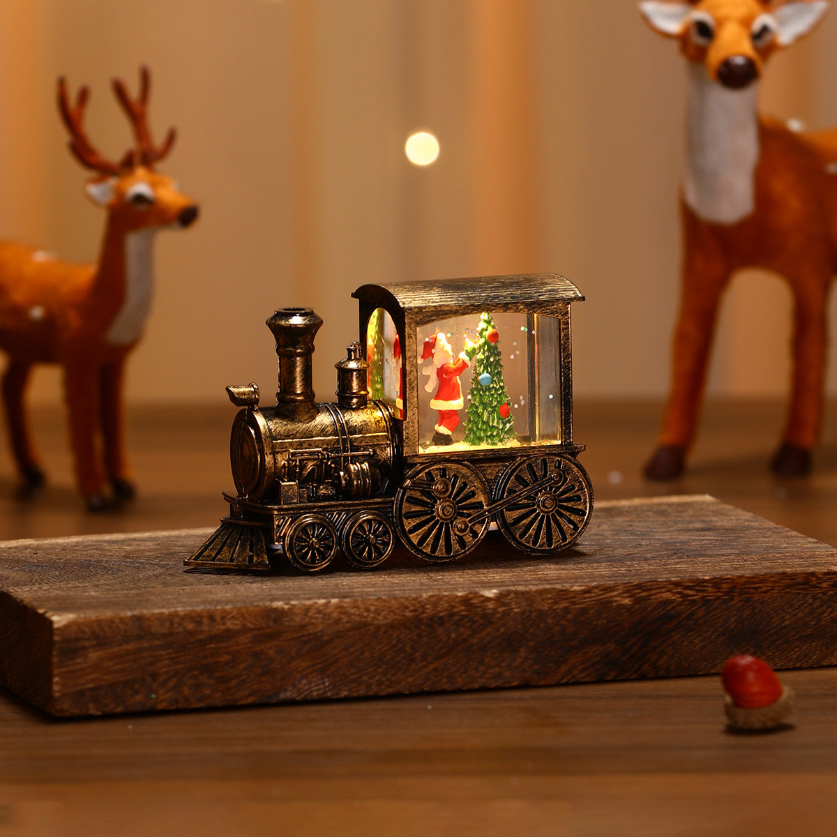 Christmas glowing candle lights creative small wind lights night lights ornaments Christmas children's gifts window decorations