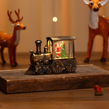 Christmas glowing candle lights creative small wind lights night lights ornaments Christmas children's gifts window decorations