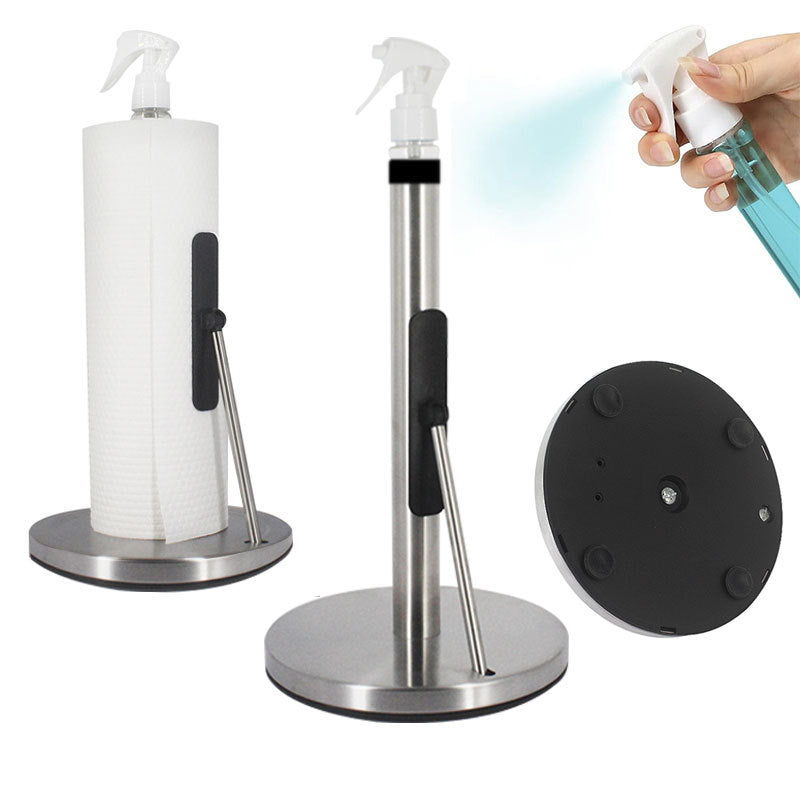 2 in 1 Paper Holder with Spray Bottle