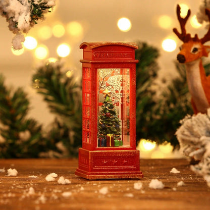 Christmas glowing candle lights creative small wind lights night lights ornaments Christmas children's gifts window decorations