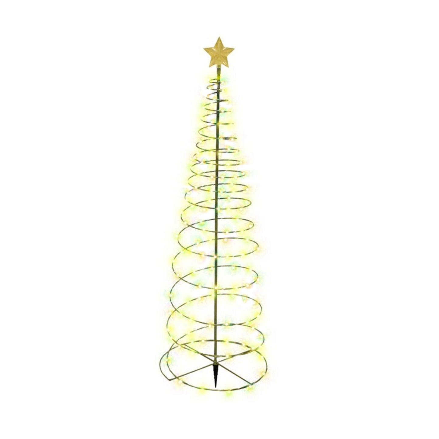Cross-border popular Christmas garden lights string stars Christmas tree decoration lights LED solar Christmas tree